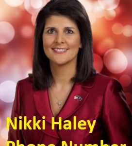 Nikki Haley Phone Number | WhatsApp Number | Email Address 8043